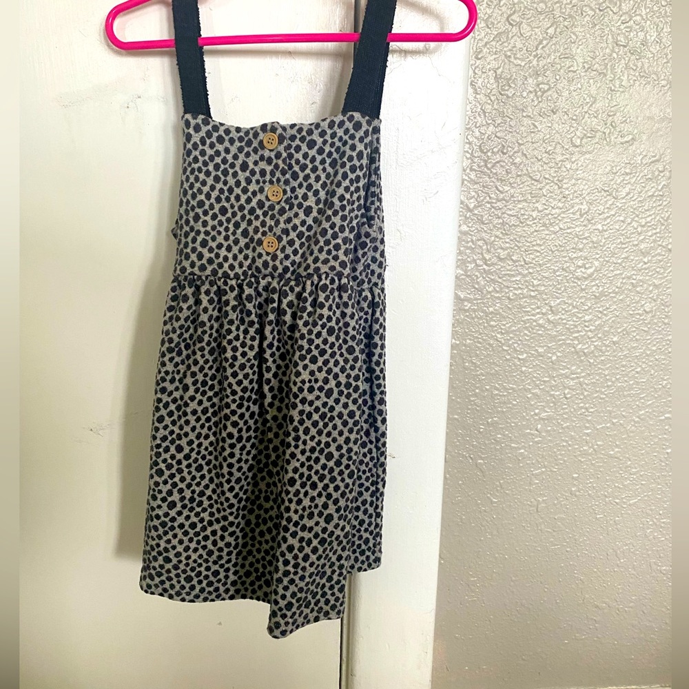 Zara Jumper Dress Leapord Print- 3-4 years